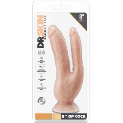 Dr. Skin Double gode Dp Cock Dr Skin 18 x 6cm